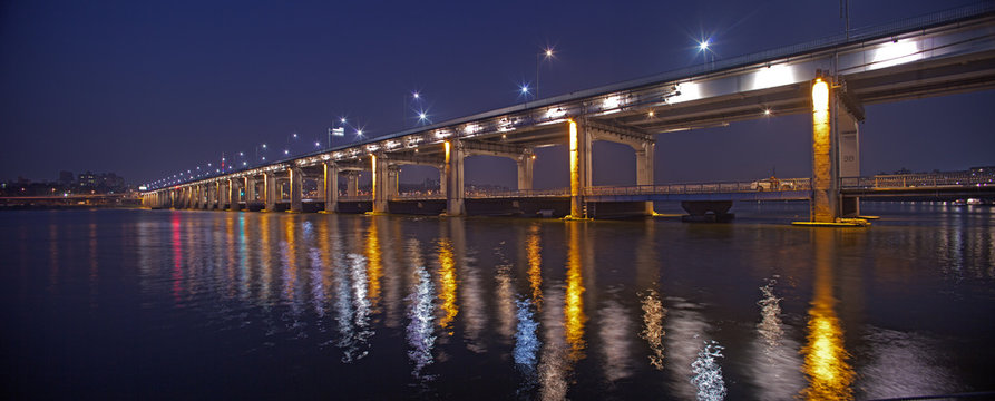 Beautiful bridge in South Korea
