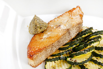 fish with vegetables