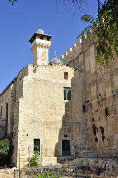 Cave of the Patriarchs in Hebron, Israel.