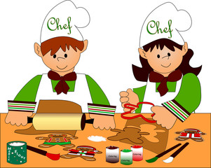 christmas chefs page and invitation