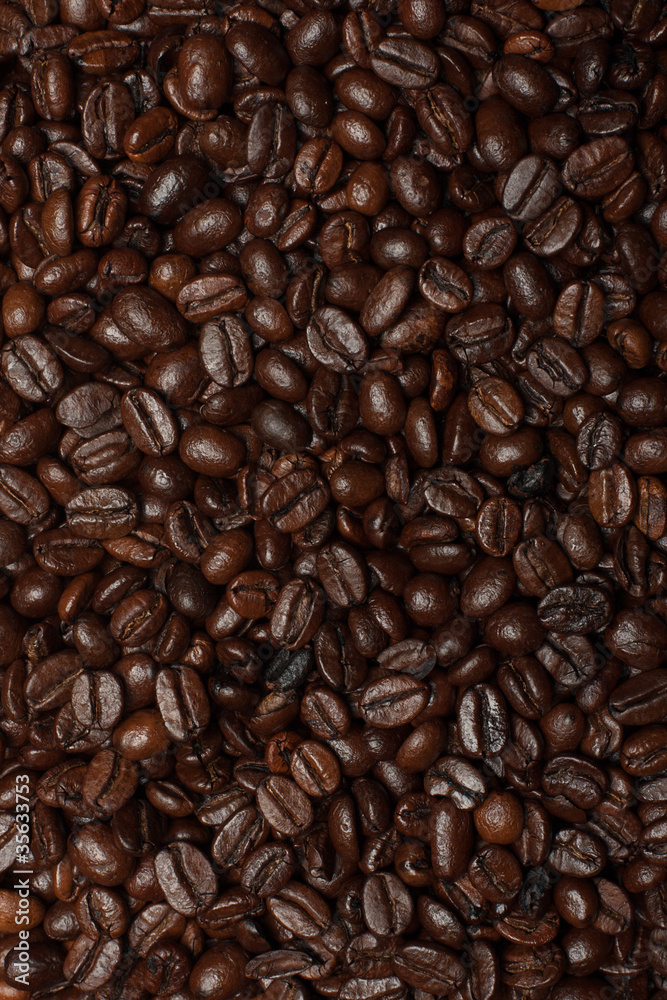 Wall mural coffee beans