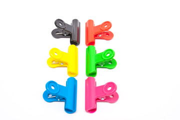 colorful plastic clip