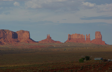Monument Valley at sunset