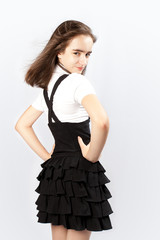 Naklejka premium girl in asundress
