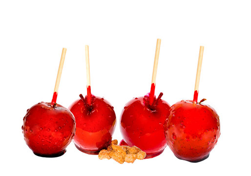 Paradies&auml;pfel mit gebrannten Mandeln