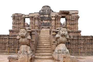 Entrance of the Sun temple, Konark