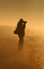 photographer in action
