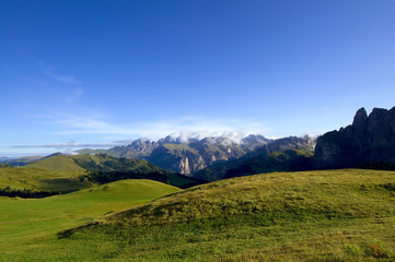 Fototapeta na wymiar Geislergruppe - Dolomiten - Alpen