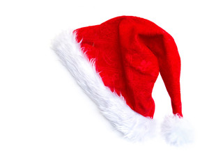 Obraz na płótnie Canvas santa's hat with space for text
