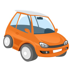 Fototapeta premium auto cartoon pkw
