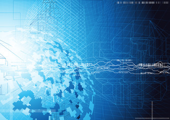 Technology abstract background