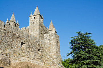 Fototapeta na wymiar Santa Maria da Feira castle