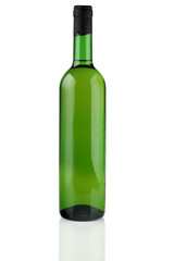 A bottle of white wine.