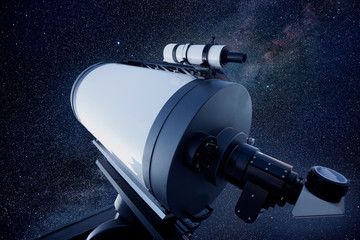 astronomical observatory telescope stars night