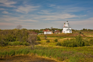 Fototapeta premium Ilinsky church at Suzdal in summer. Russia