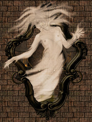 The ghost in the mirror.