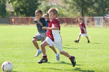 Fototapeta premium kids soccer