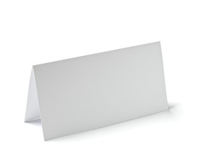 folded card note leaflet