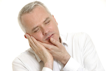 homme douleur dentaire