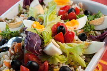 Italian Food, a rice salad