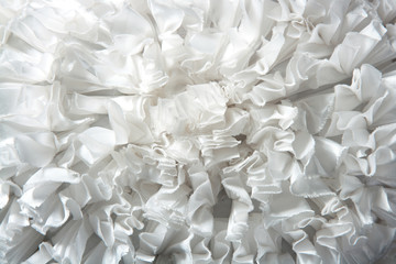 ruffled fabric pleated fashion texture