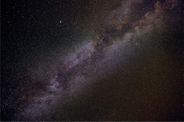 Fototapeta na wymiar Gwiazdy Drogi Mlecznej w letnią noc