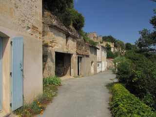 Fototapeta na wymiar Hameau du Pied-du-Château; Langoiran; Gironde; Aquitaine
