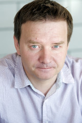 Fototapeta premium Portrait of middle age man
