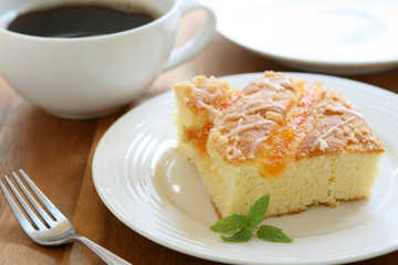 Apricot Cake and Coffee