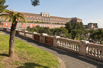 royal palace in the city of naples, italy