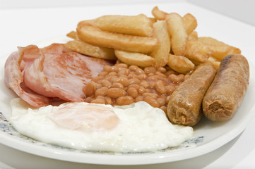 Special breakfast close up