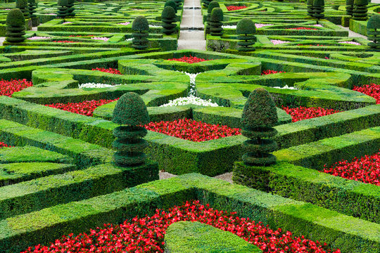 jardin fran&ccedil;ais, Villandry, France