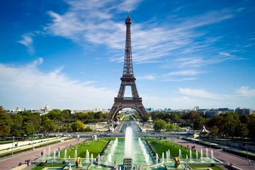 Schilderijen op glas Tour Eiffel Parijs Frankrijk © Beboy