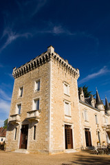 Fototapeta na wymiar Zamek we francuskiej Charente