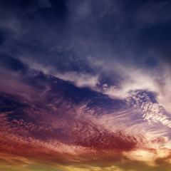 Fototapeta na wymiar sunset background