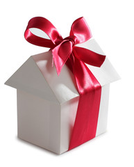 Model house and ribbon