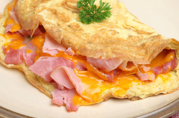 Omelet with Ham & Cheese