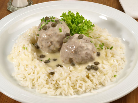K&ouml;nigsberger Klopse mit Reis