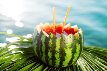 Crédence de cuisine en verre imprimé Cocktail tropical cocktail