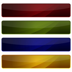 Fototapeta premium Banners set