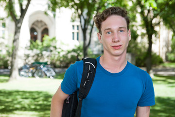 Portrait of teenage boy