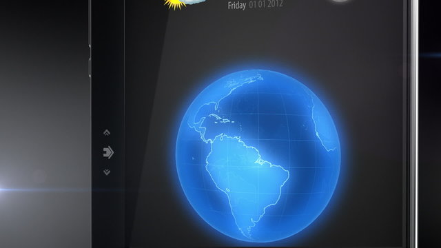 Internet concept with digital tablet