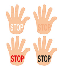 hands stop
