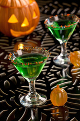 Halloween drinks - Witch Blood Martini
