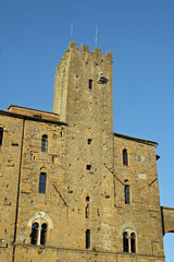 medieval palace in the village of Volterra in Tuscany