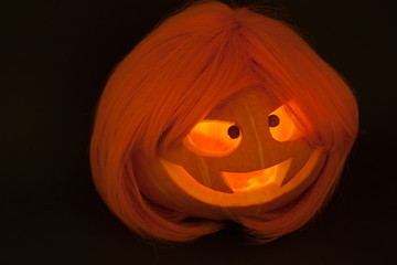 Тыква для хэллоуина