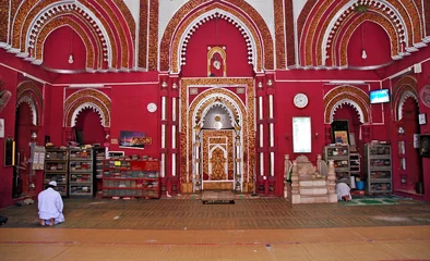 Foto op Plexiglas Dargah Nizamuddin, New Delhi, fedeli © lamio