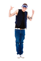 Naklejka premium portrait of handsome modern man