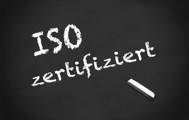 Obraz premium Kreidetafel ISO zertifiziert