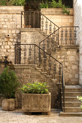 garden stairs